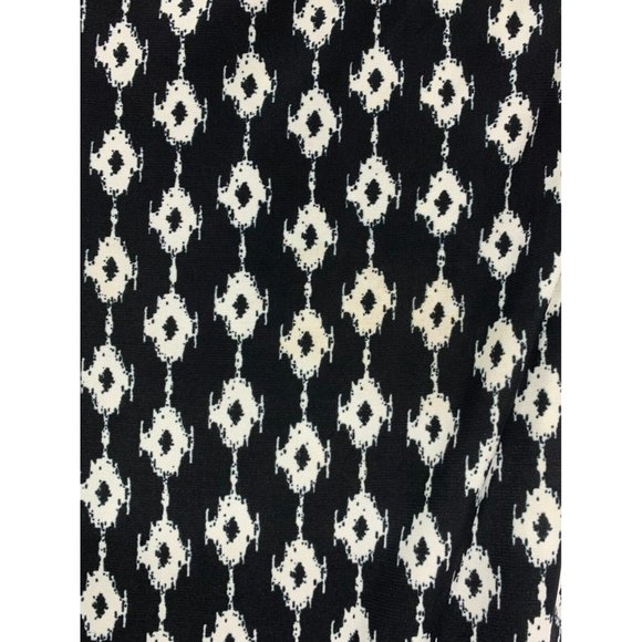 Ralph Lauren Women Dress Size 6 Black White Maxi V-Neck Wrap Sleeveless Shift - Picture 5 of 6